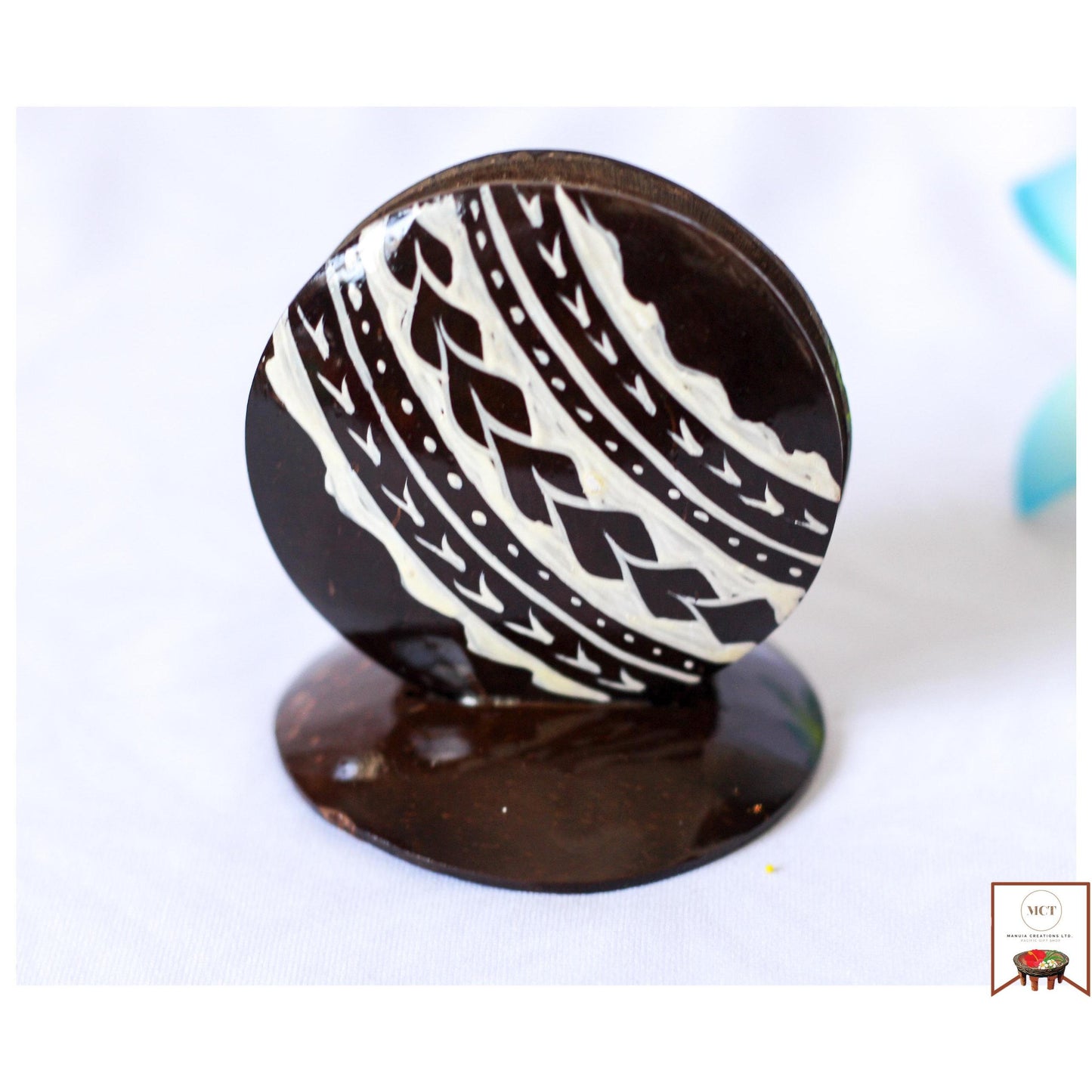 Coconut card holder