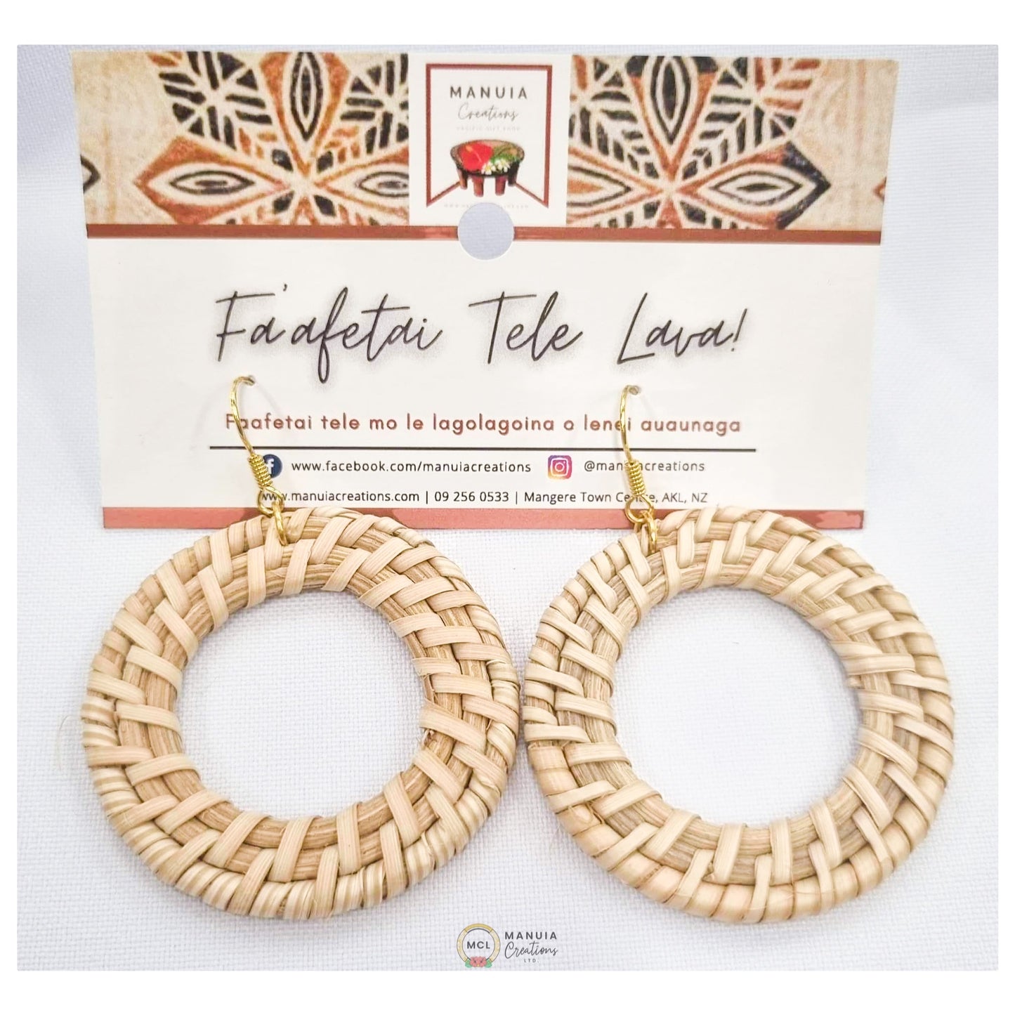 Rattan Earrings Collection